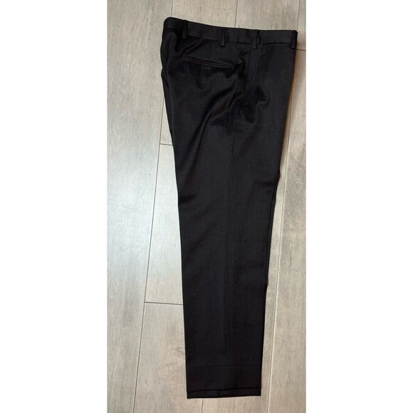 GRUPPO ARTIGIANI Men DRESS PANTS SIZE 34 X 29 WOOL Brown MADE IN ITALY - Picture 9 of 15